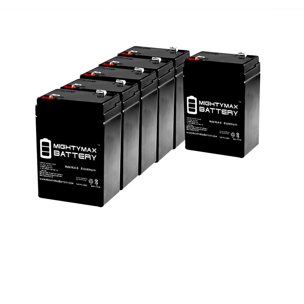 DC6-12 6 Volt 12 AmpH SLA Replacement Battery with F2 Terminal