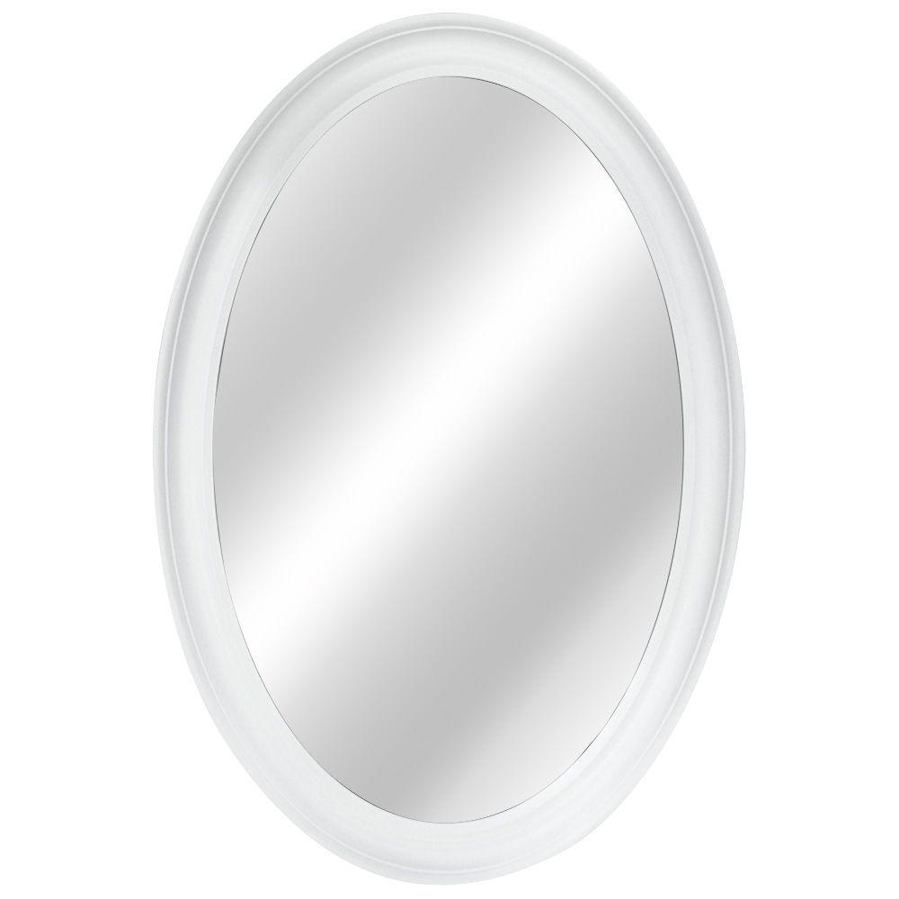 Glacier Bay 22 in. x 18 in. Oval Mirror202400 The Home Depot