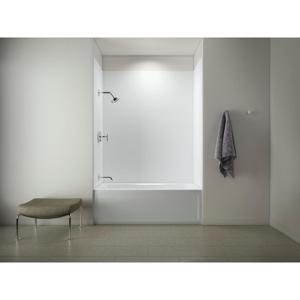 Composite Shower Walls Surrounds Showers The Home Depot