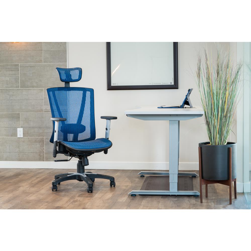 Canary Brown Mesh Office Chair Msh112br The Home Depot Canary Brown Mesh Office Chair