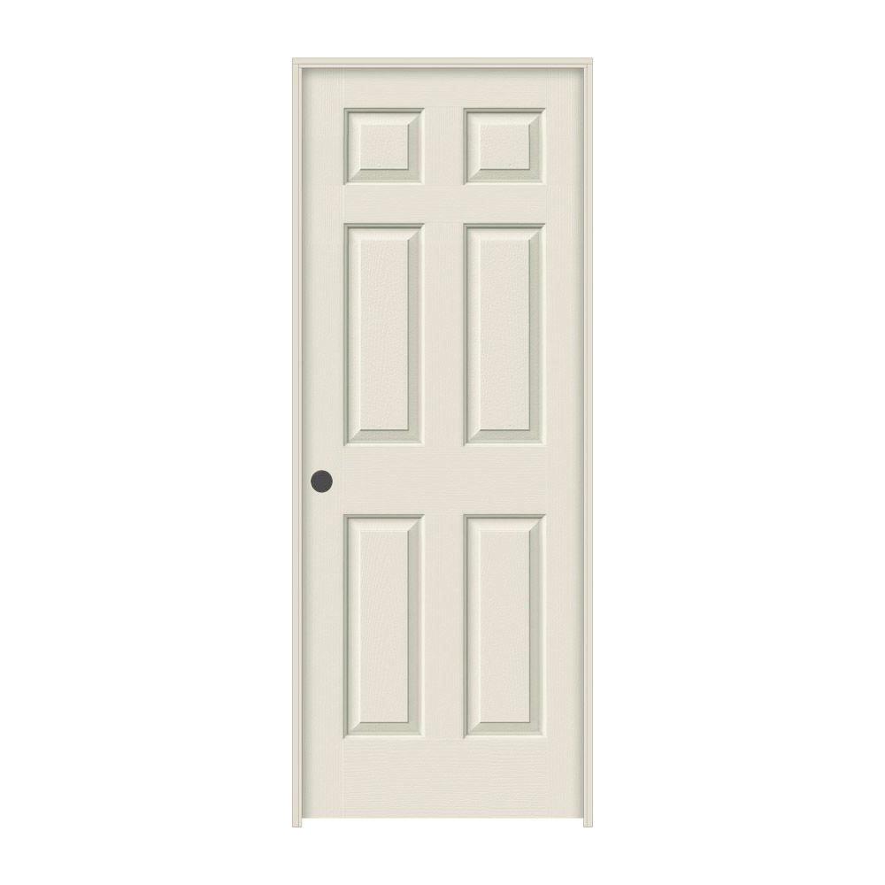 Jeld Wen 36 In X 80 In Continental Primed Smooth Molded Composite Mdf Closet Bi Fold Double Door Thdjw160100125 The Home Depot
