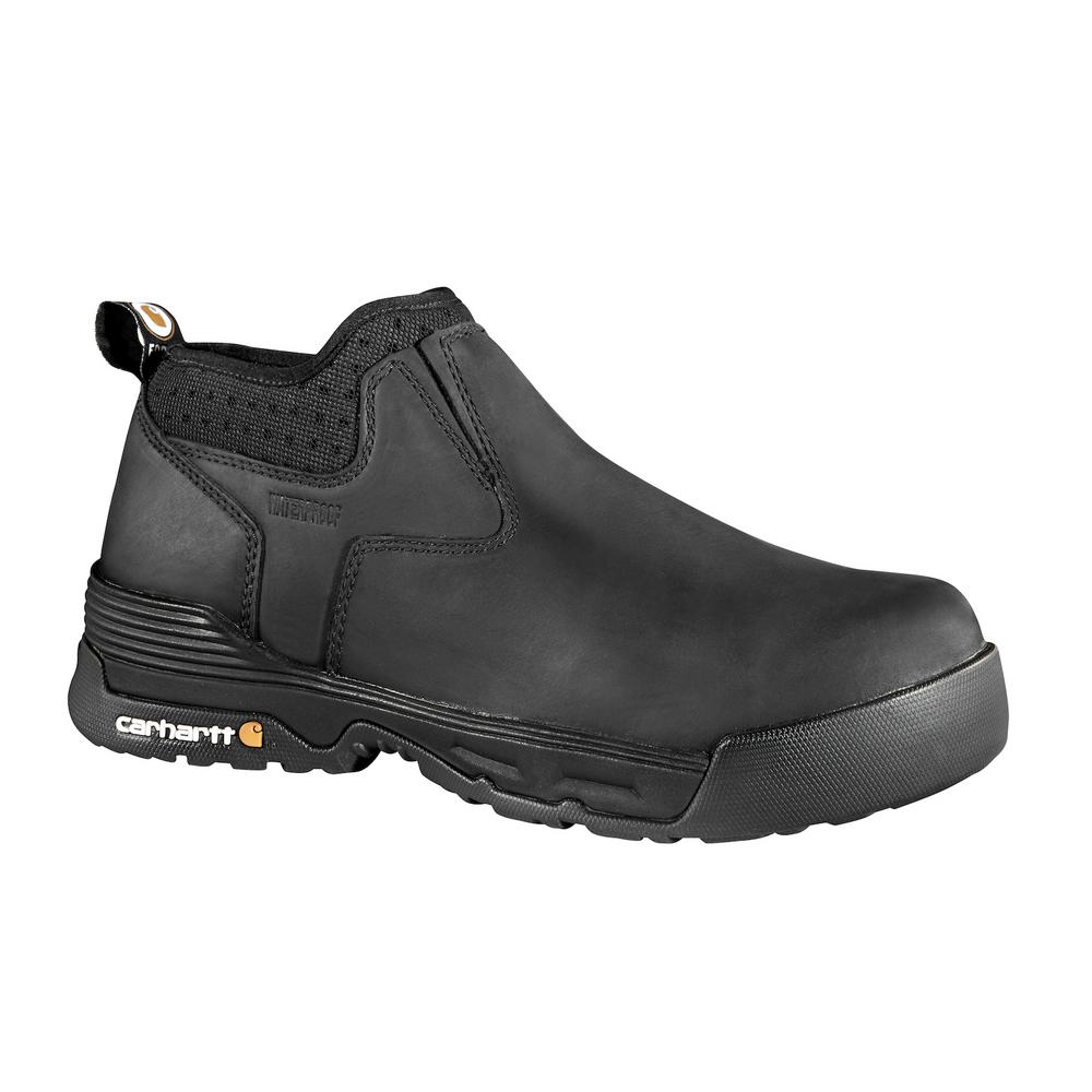 mens black slip resistant shoes