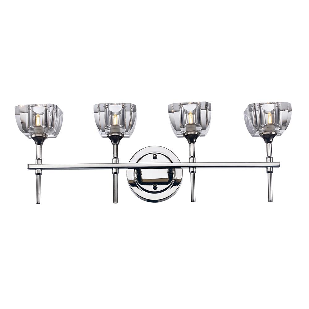 Monteaux Lighting 4Light Polished Nickel VanityLight1002423339 The