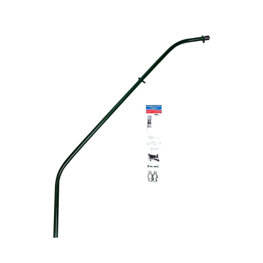 Original Extended Double Hook Hunter Green Swinging Bird Feeder and Plant...