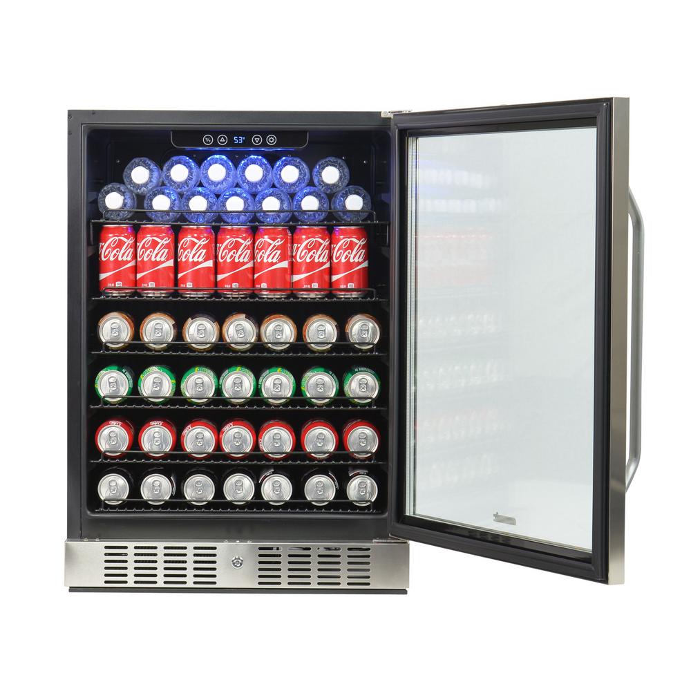 NewAir ABR-1770 177 Can Deluxe Beverage Cooler (Stainless Steel)