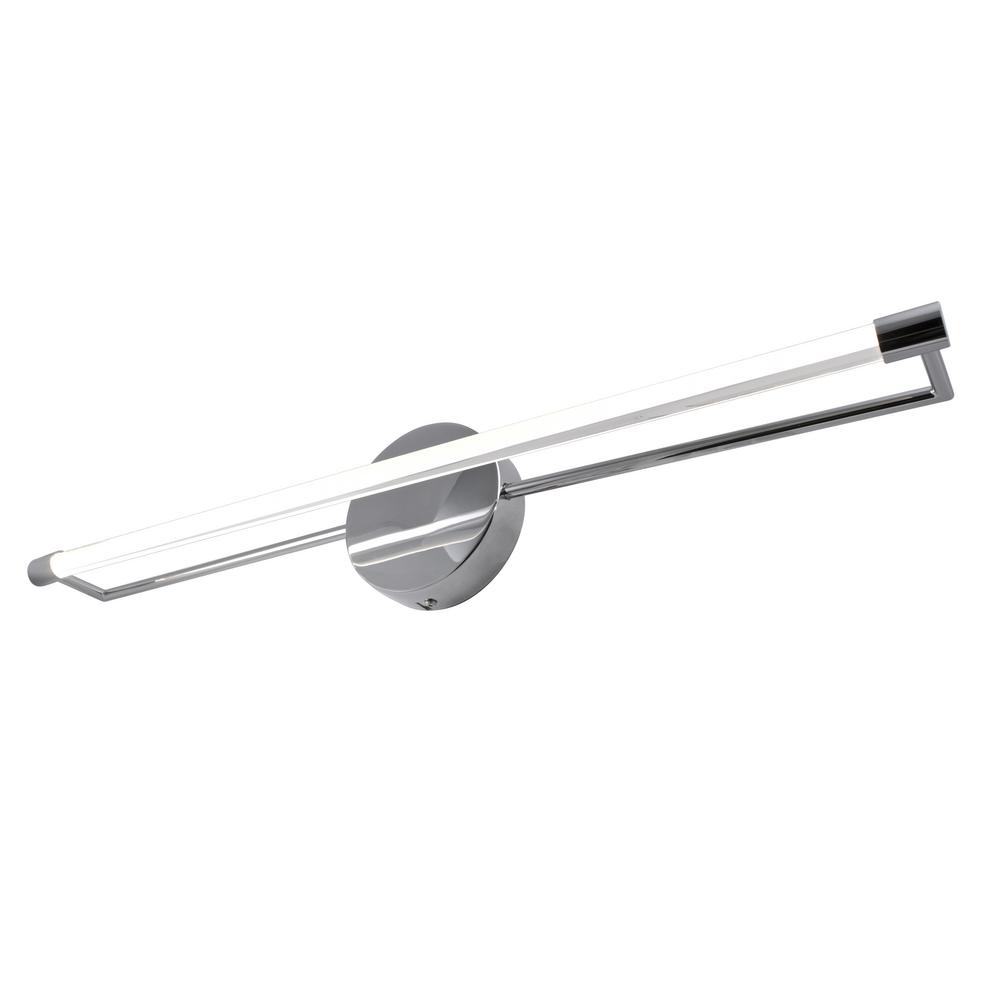 Bazz Linear Chrome Wall Lighting Fixture