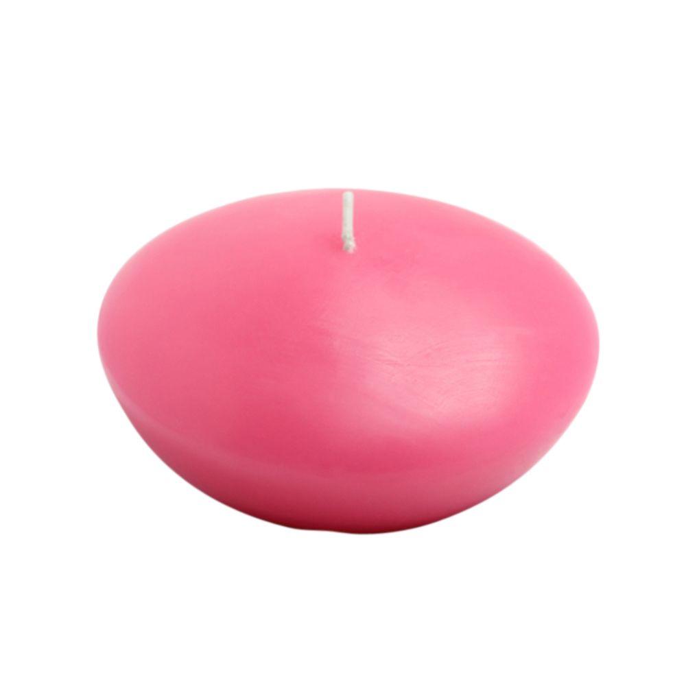 Zest Candle 3 in. Pink Rose Floating Candles (Box of 12)CFZ072 The