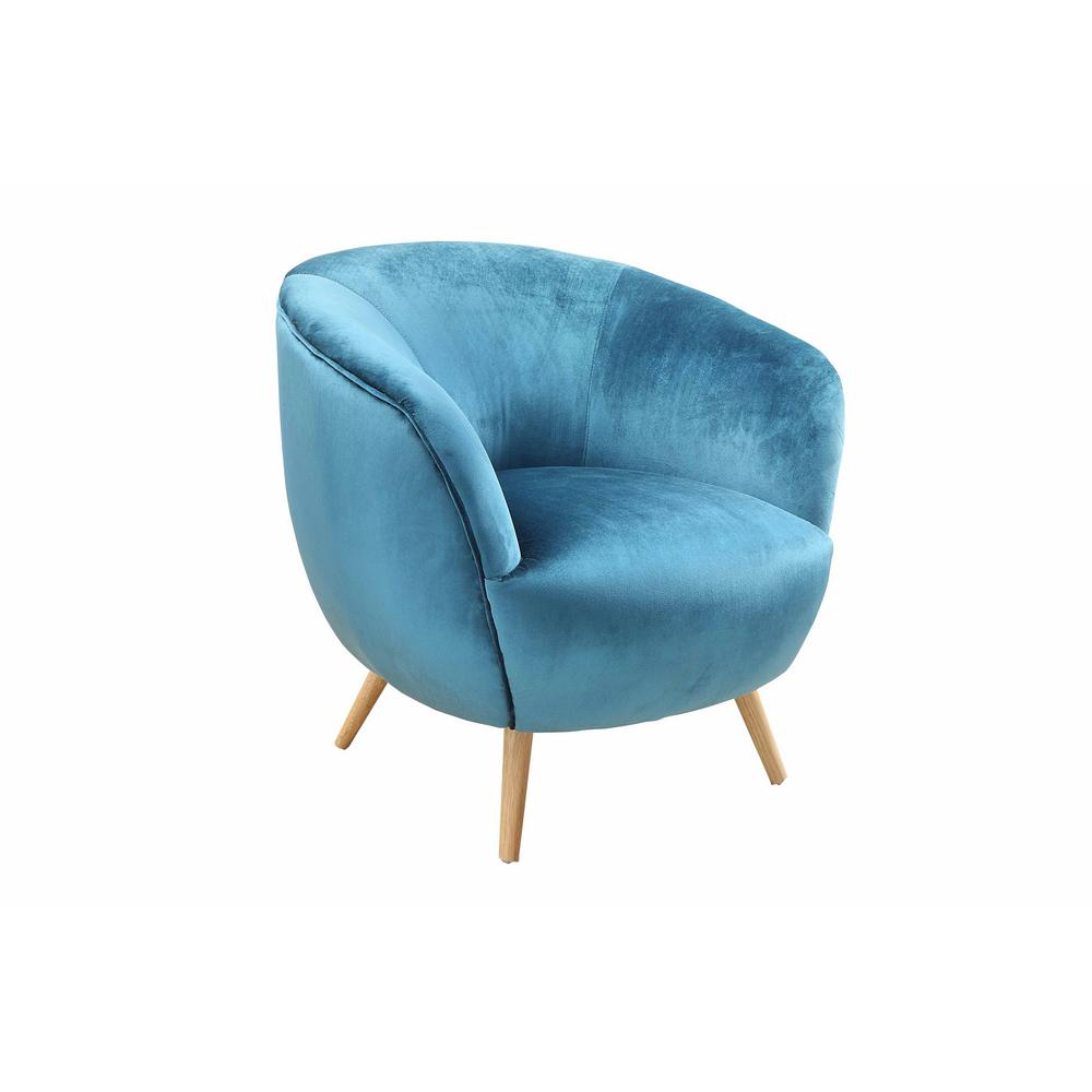 Acme Furniture Aisling Teal Accent Chair 59655 The Home Depot Acme Furniture Aisling Teal Accent Chair
