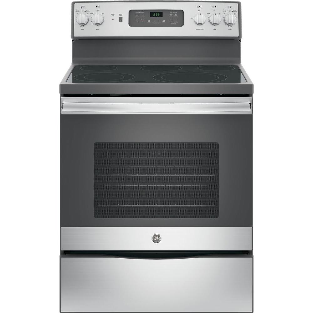 GE 30 in. 5.3 cu. ft. Electric Range with SelfCleaning Convection Oven