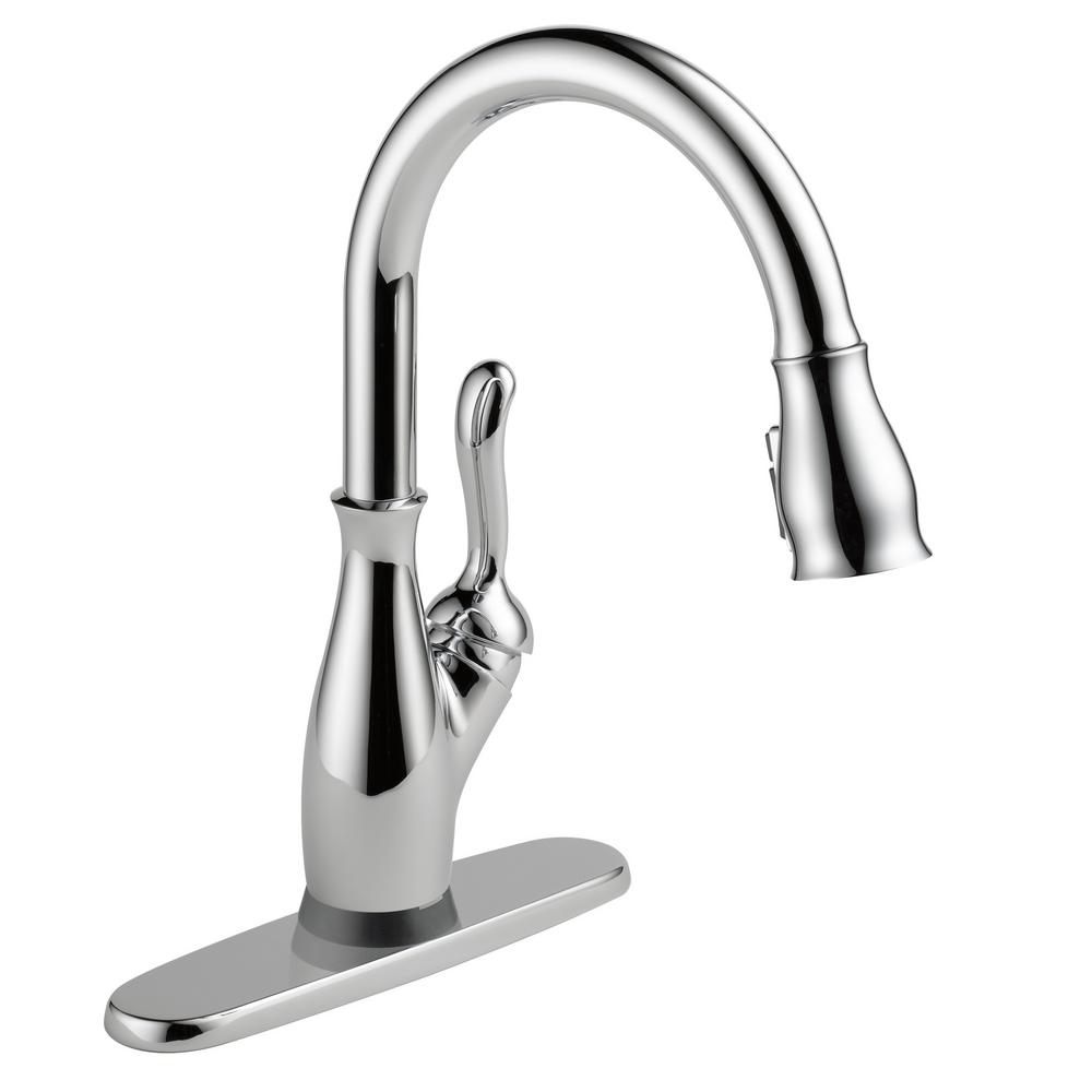Delta Leland Single Handle Pull Down Sprayer Kitchen Faucet With Touch2o And Shieldspray Technology In Chrome 9178t Dst The Home Depot - Delta 9178t Dst Kitchen Sink Faucet Parts Delta Leland Single Handle Pull Down Sprayer Kitchen Faucet With Touch2o And Shieldspray Technology In Chrome 9178t Dst The Home Depot - Delta 9178t Dst Kitchen Sink Faucet Parts