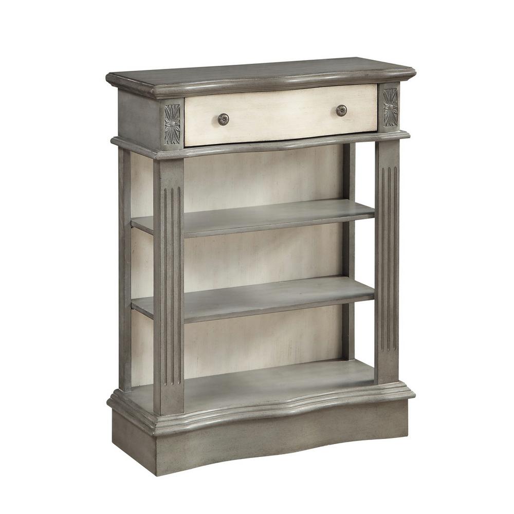 2 Drawers White Bookcases Home Office Furniture The Home