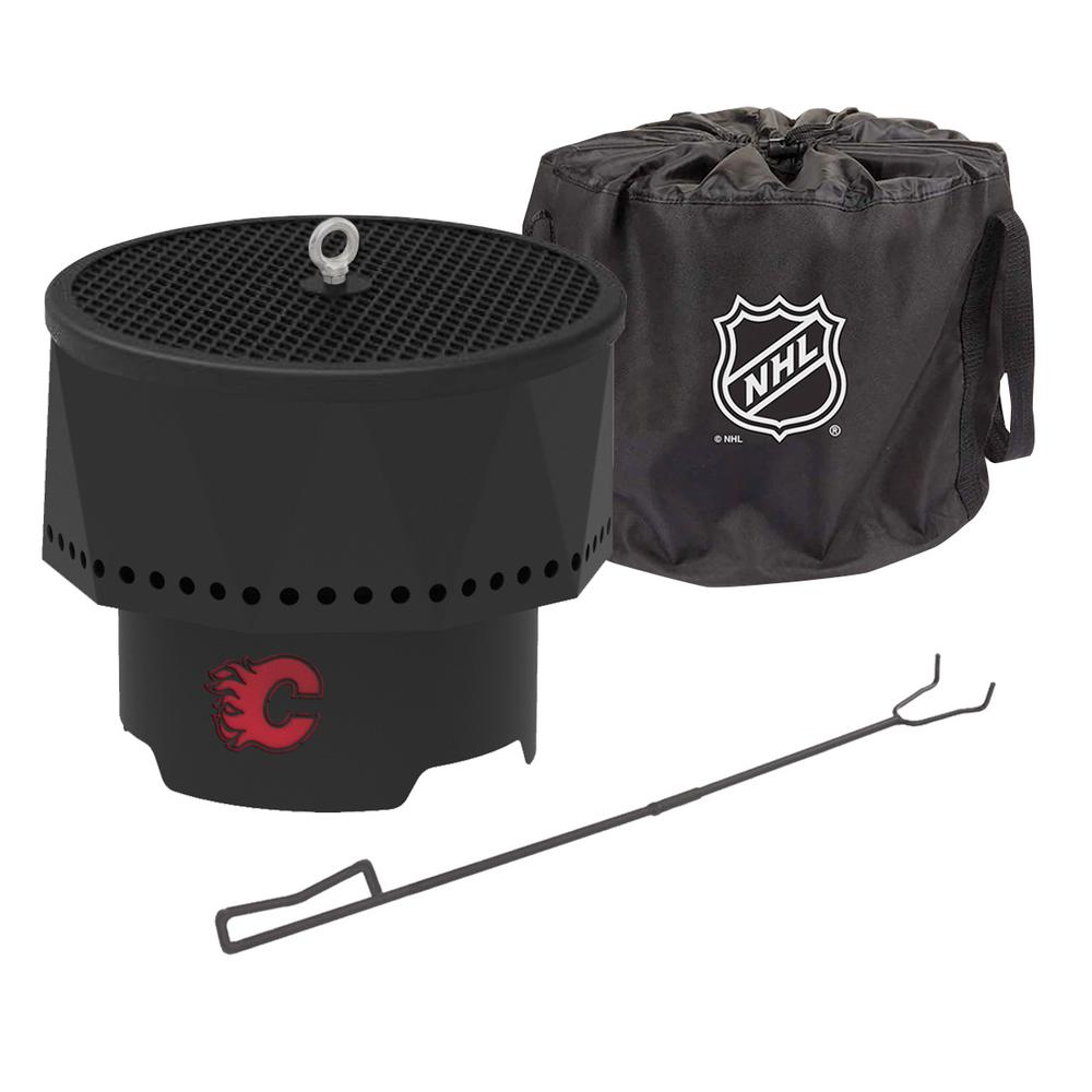 The Ridge NHL 15.7 in. x 12.5 in. Round Steel Wood Pellet ...