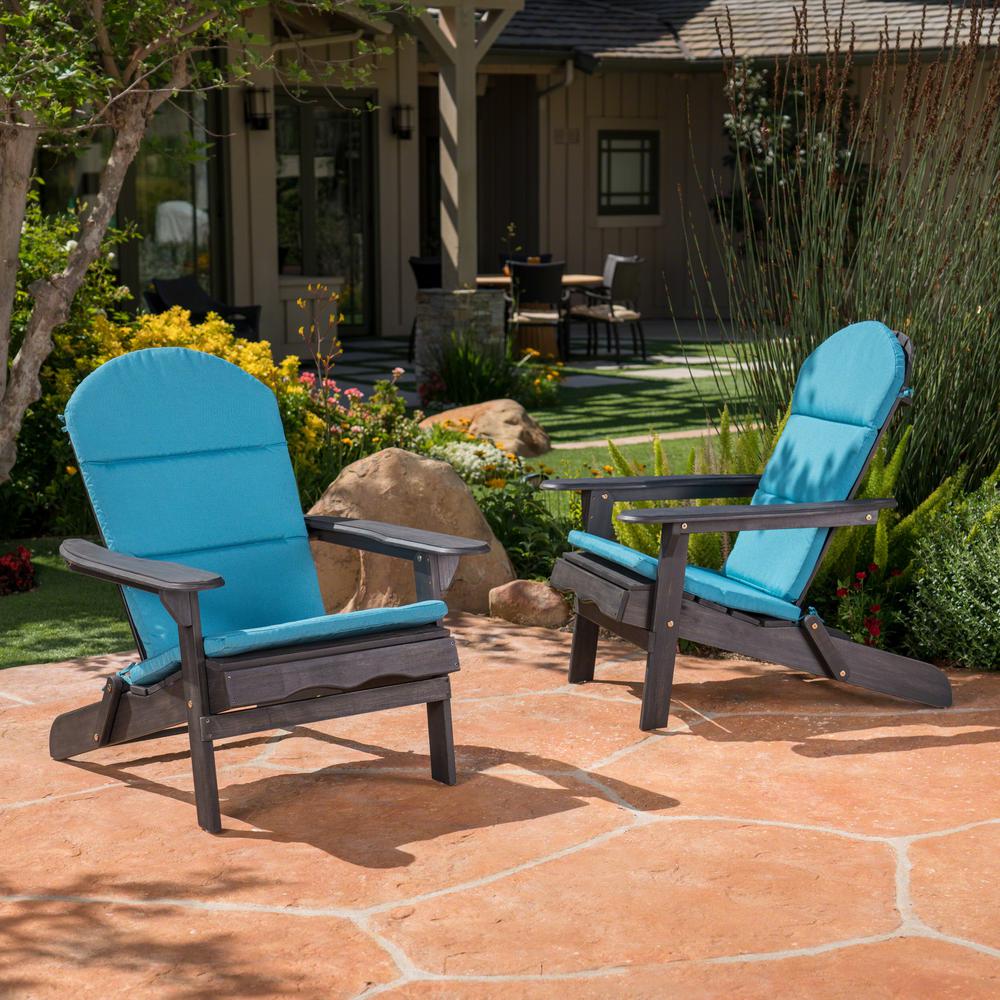 Adirondack Chairs With Cushions Caldwellcountytxoem Le House Malibu Dark Teal Outdoor Adirondack Chair Cushion 2