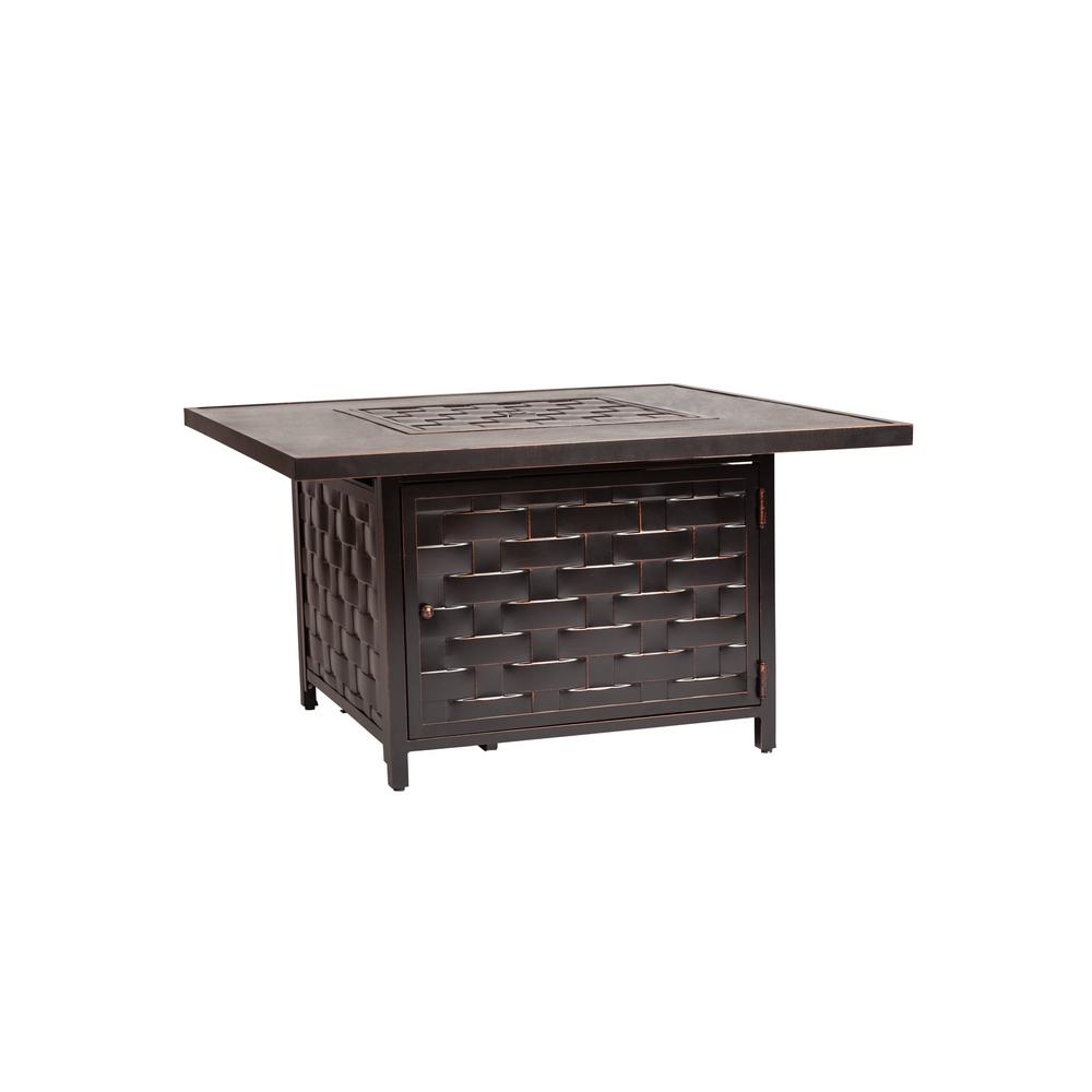 Wood Fire Pits Outdoor Heating The Home Depot Square Cast Aluminum Lpg Fire