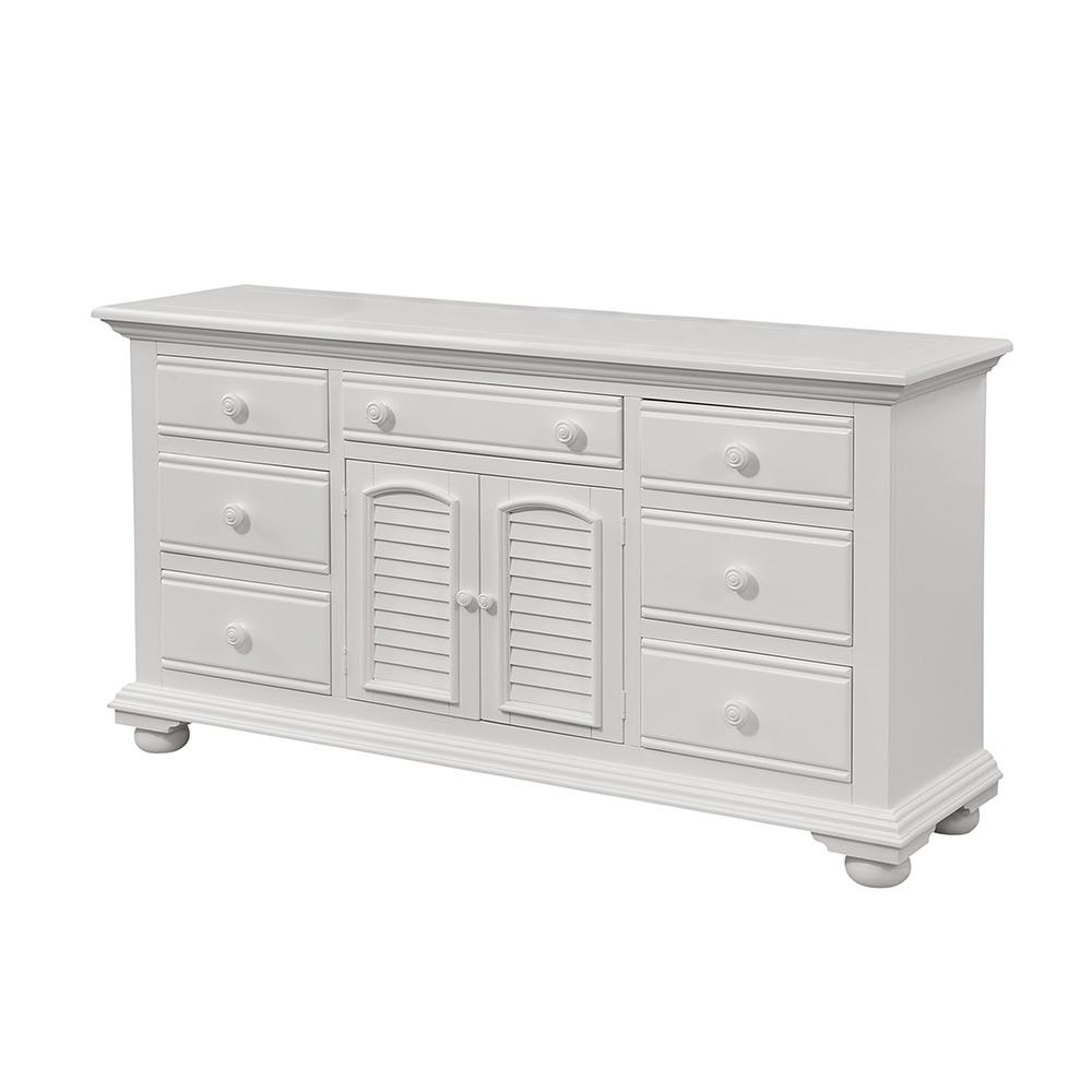 American Woodcrafters Cottage Traditions 7 Drawer Antique White