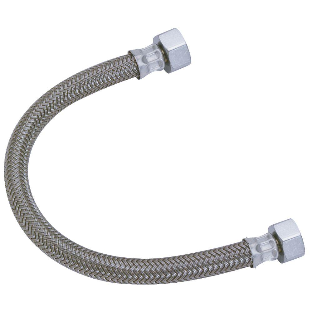 HomeFlex Dryer Connector 3//8 MIP x 1//2 FIP x 30