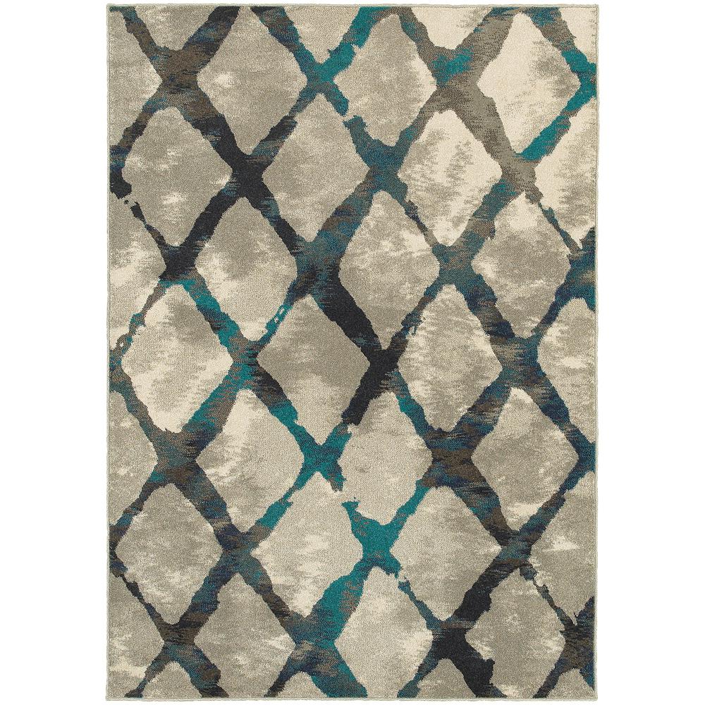 Home Decorators Collection Saratoga Grey Teal 7 Ft X 10 Area Rug