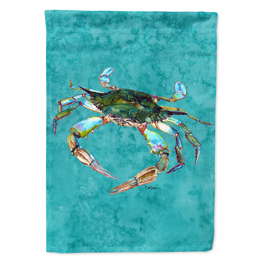 Caroline S Treasures 28 In X 40 In Polyester Crab Flag Canvas House Size 2 Sided Heavyweight 8657chf The Home Depot