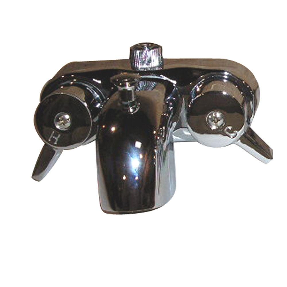 Water Supplies And Floor Stops Chrome Tub Mount Clawfoot