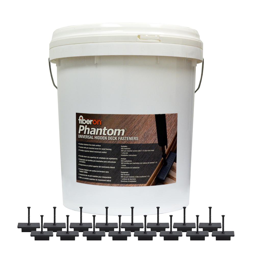 Fiberon Phantom Universal Hidden Deck Fastener Bucket-BKT BRD UNIV C900 ...