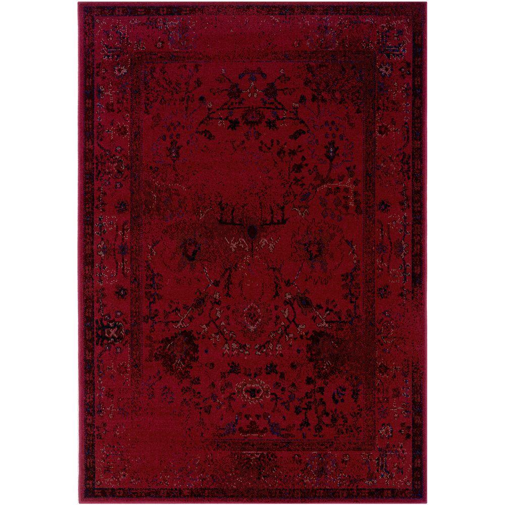 Overdye Red 5 ft. x 7 ft. Area Rug415328 The Home Depot