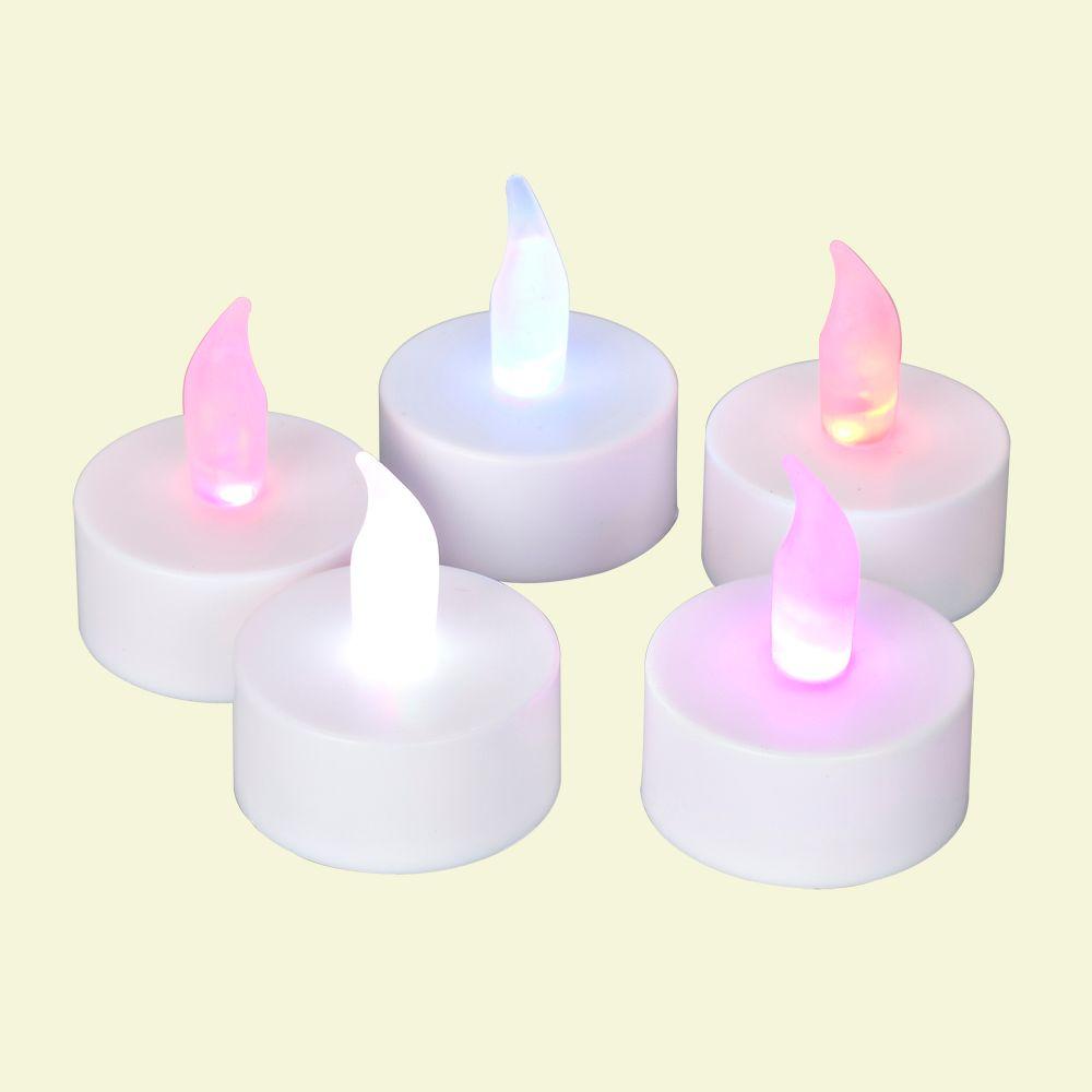 Home Accents Holiday Color Changing Tealight Candle (5Piece)1659014