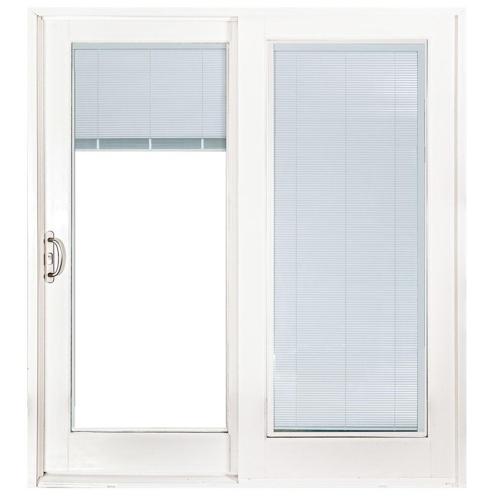 Yes Mp Doors The Home Depot, 96 Sliding Patio Door With Built In Blinds