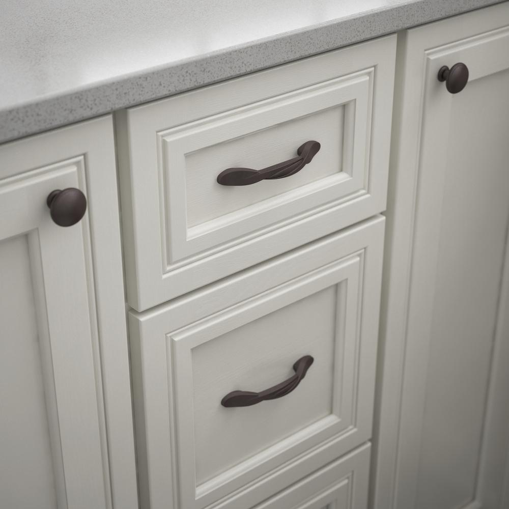 Bronze 3 In Drawer Pulls Cabinet Hardware The Home Depot