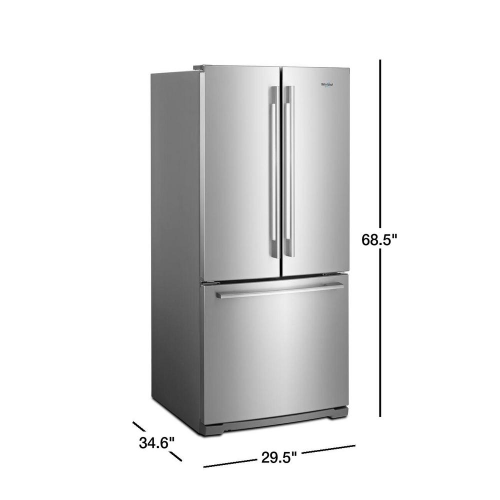 66 Inch Tall Stainless Steel Refrigerator