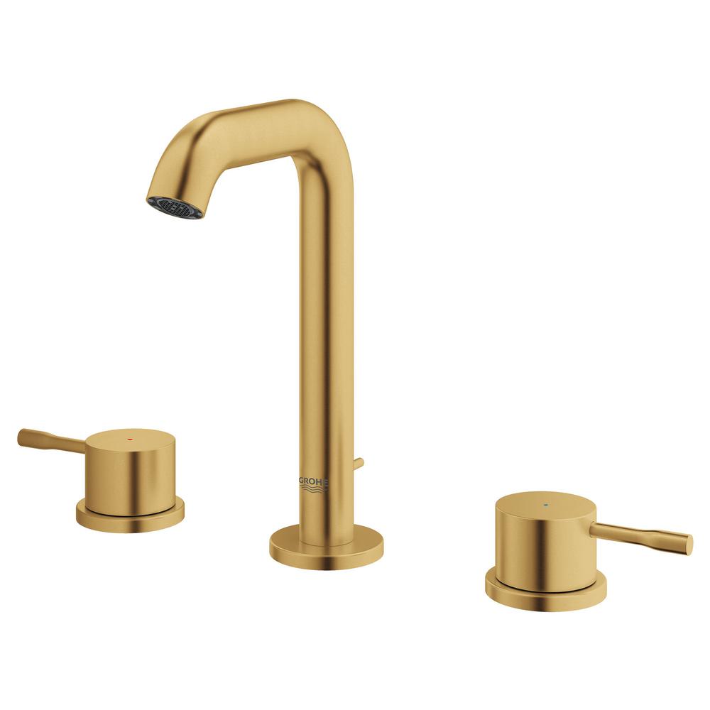 Grohe Essence 8 In Widespread 2 Handle Bathroom Faucet With Flow