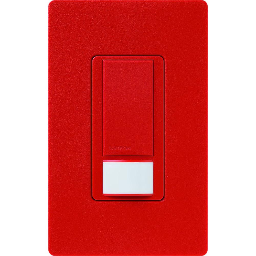 Mocha Stone Lutron Lutron MS-VPS6M2-DV-MS Maestro 6-Amp Multi-Location Dual Voltage Vacancy Sensing Switch