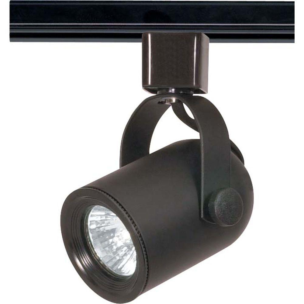 Glomar 1 Light Mr16 120 Volt Black Round Back Track Lighting Head Glomar 1 Light Mr16 120 Volt Black Round Back Track Lighting Head