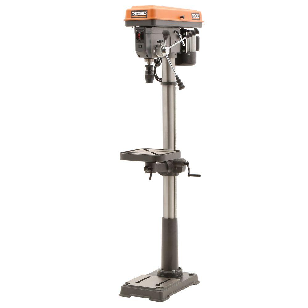 RIDGID 15 in. Drill Press with LED-R1500 - The Home Depot
