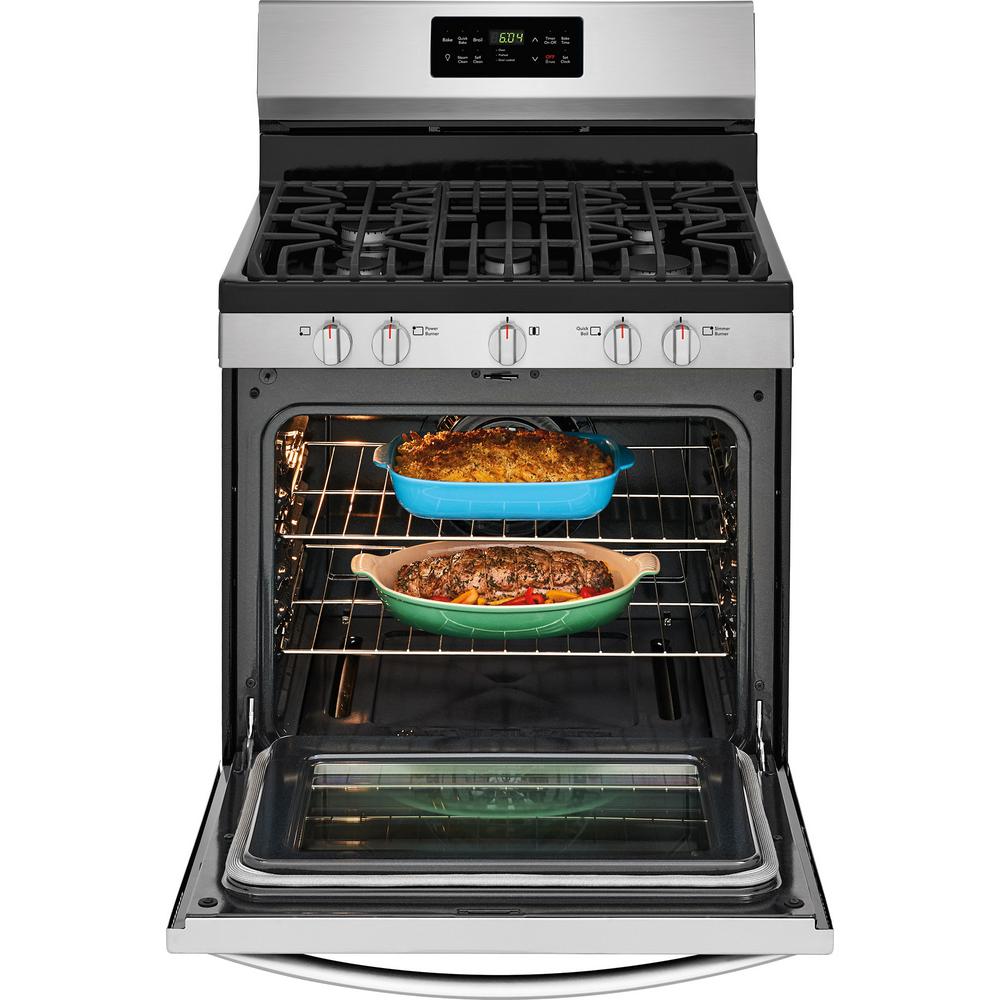 Frigidaire Gallery 5 0 Cu Ft Gas Range With Self Cleaning So Sku 1002626328