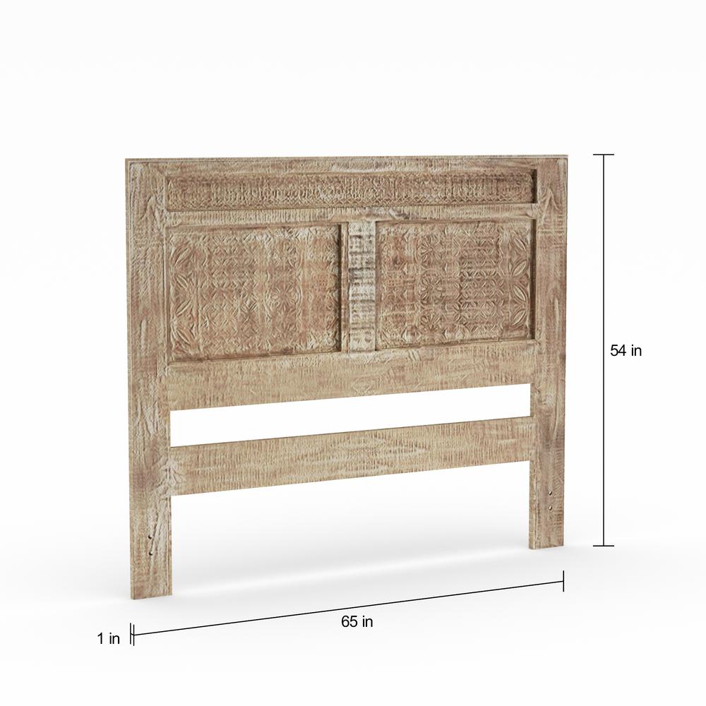 Home Decorators Collection Print Block Whitewash Queen Headboard Print Block Whitewash Queen Headboard By Home Decorators Collection