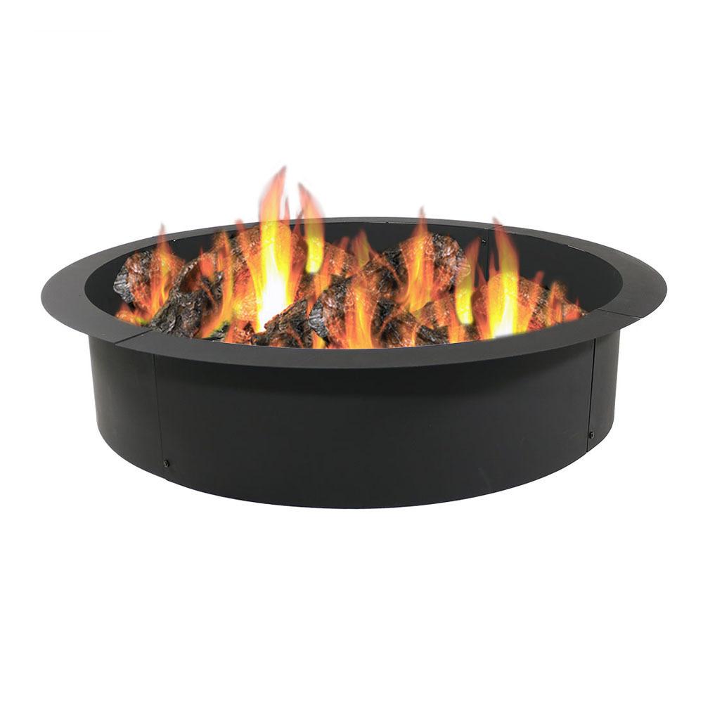 Sunnydaze Heavy Duty Fire Pit Ring Liner 30 Inch Inside Diameter 36 Inch Outside Diy Fire Pit Above Or In Ground 2 0 Mm Thickness Steel Fire Pits Fire Pits Outdoor Fireplaces Fcteutonia05 De