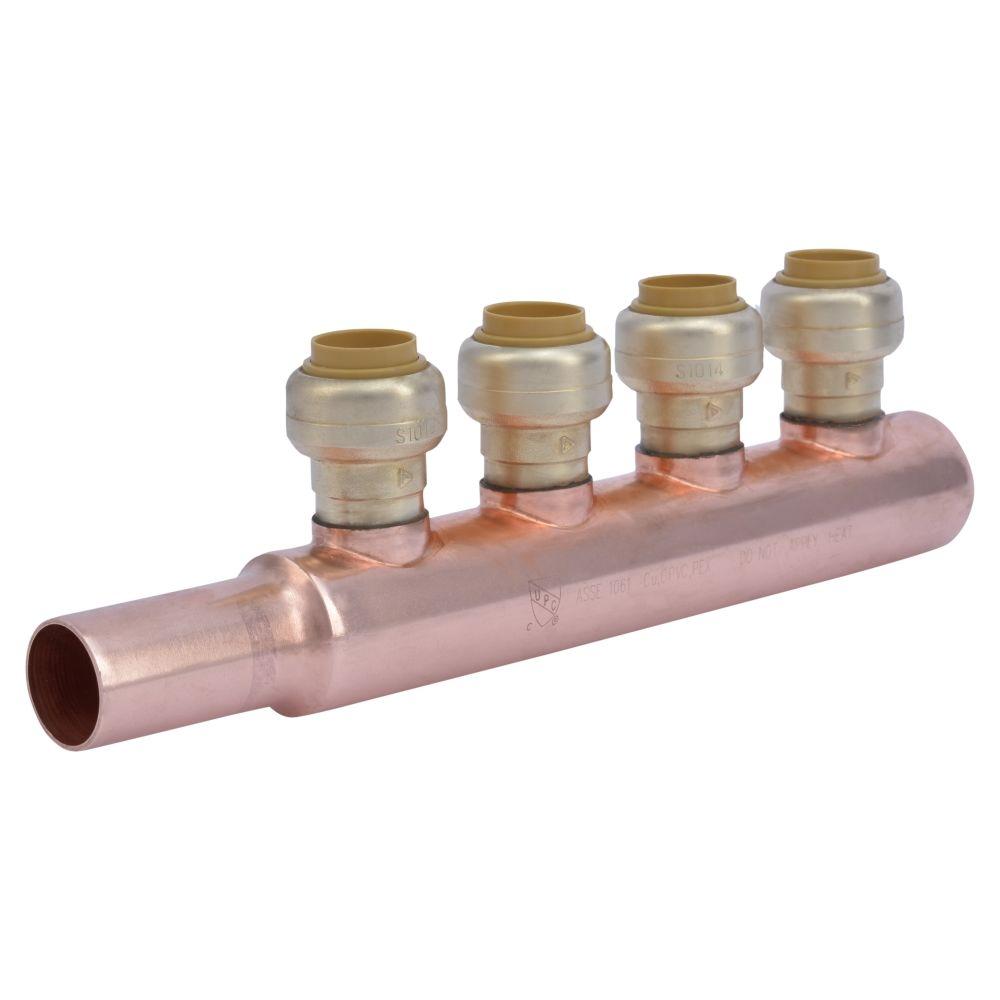 SharkBite 3/4 in. Copper Tube Size Inlet x 1/2 in. PushtoConnect 4