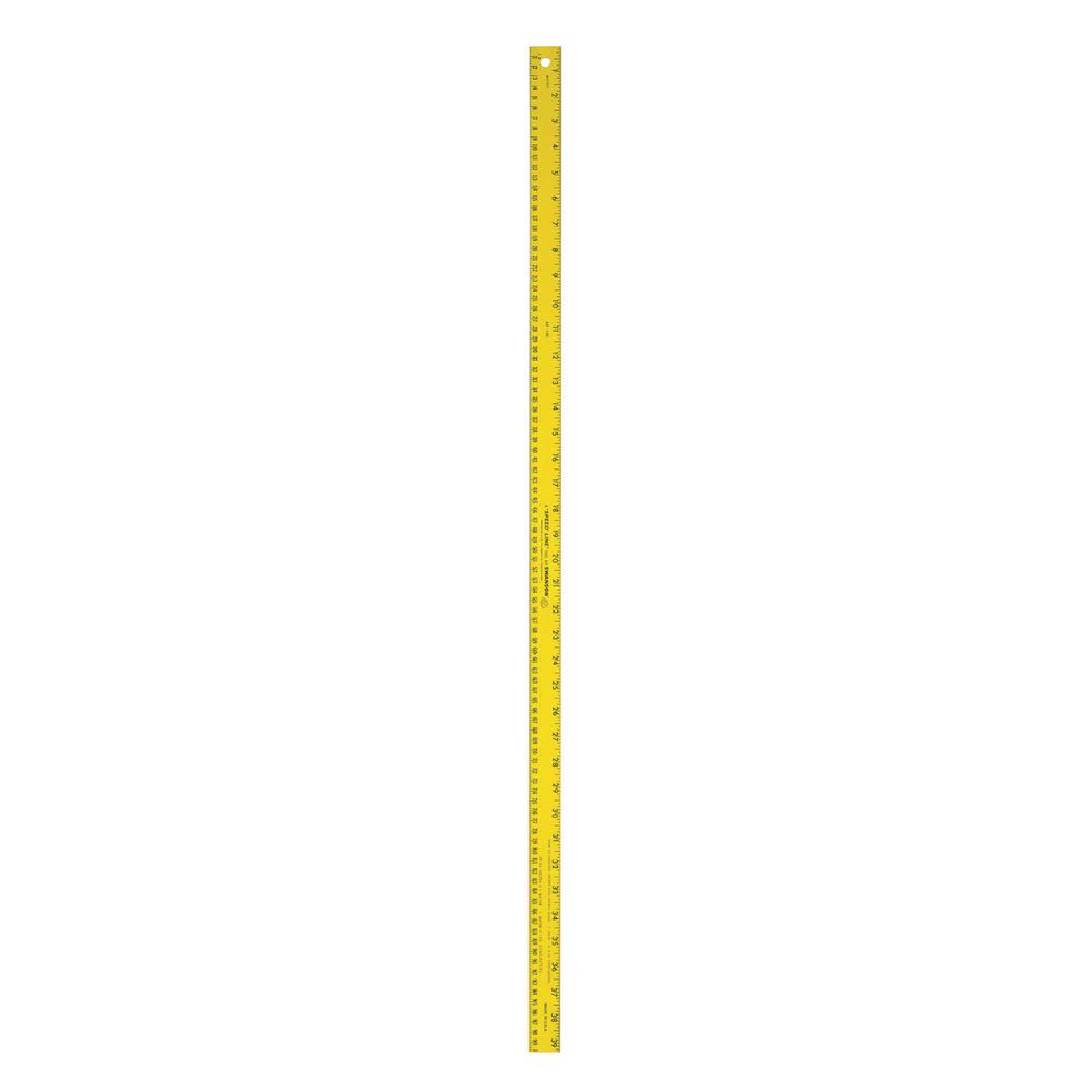 swanson 39375 in meterstick ruler yellow ae140 the home depot