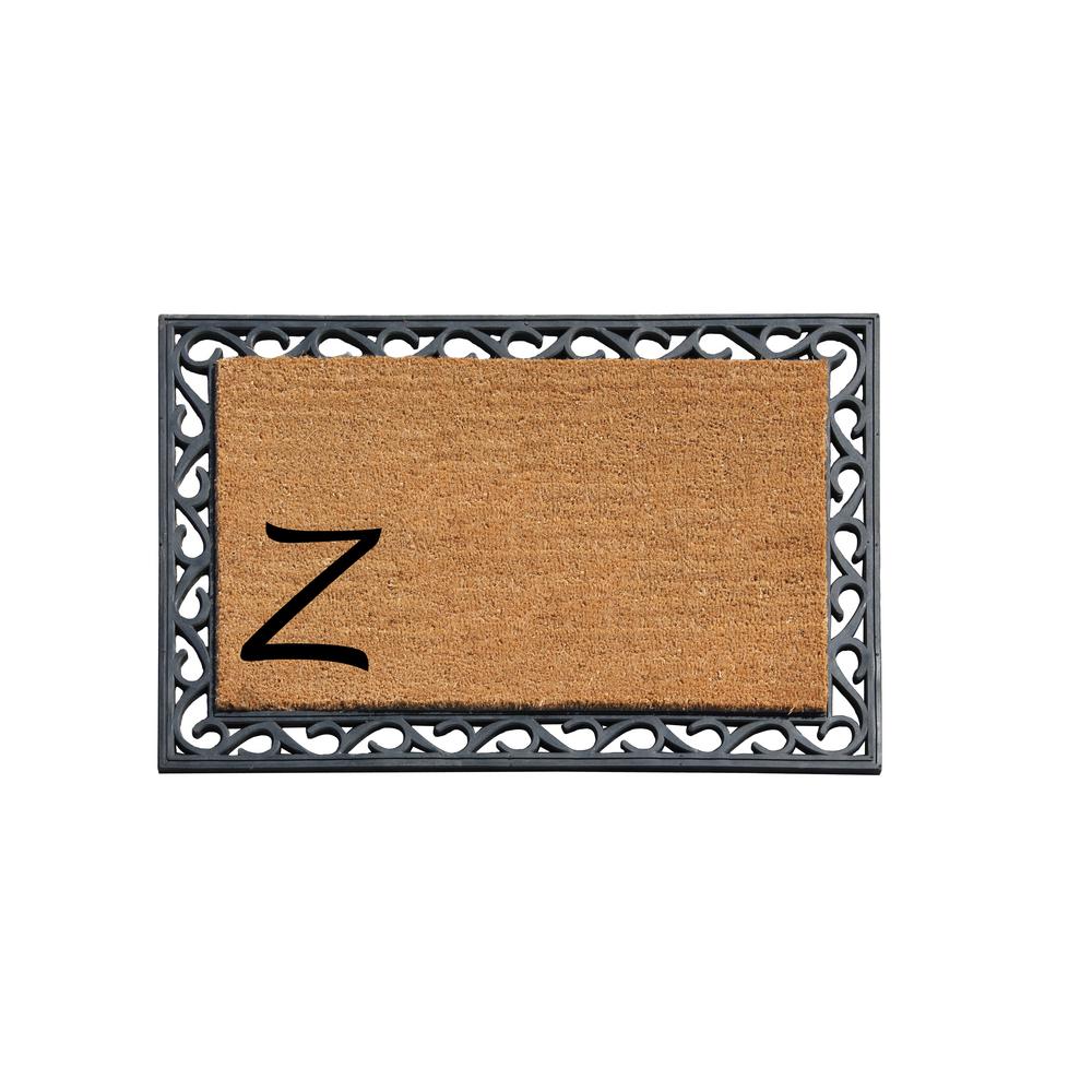 A1HC First Impression 24 in. x 36 in. Rubber Tray Door MatMonogrammed