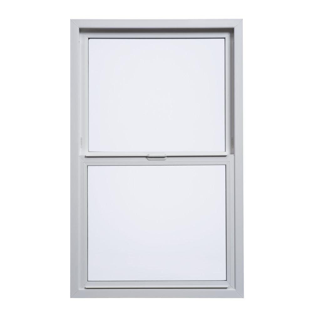 Milgard Windows Doors 36 In X 60 In Tuscany Single Hung Vinyl Window White 8220 The Home Depot