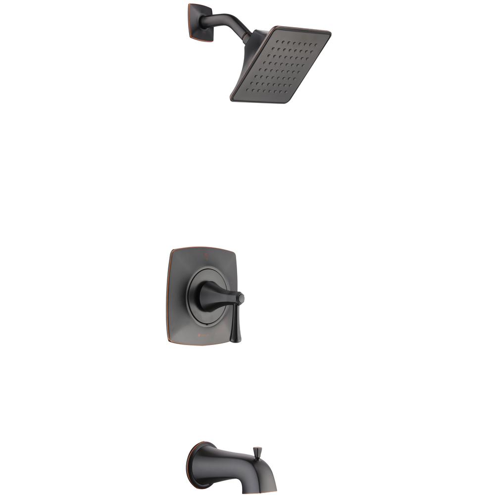 Glacier Bay Stillmore SingleHandle 1Spray Tub and Shower Faucet in