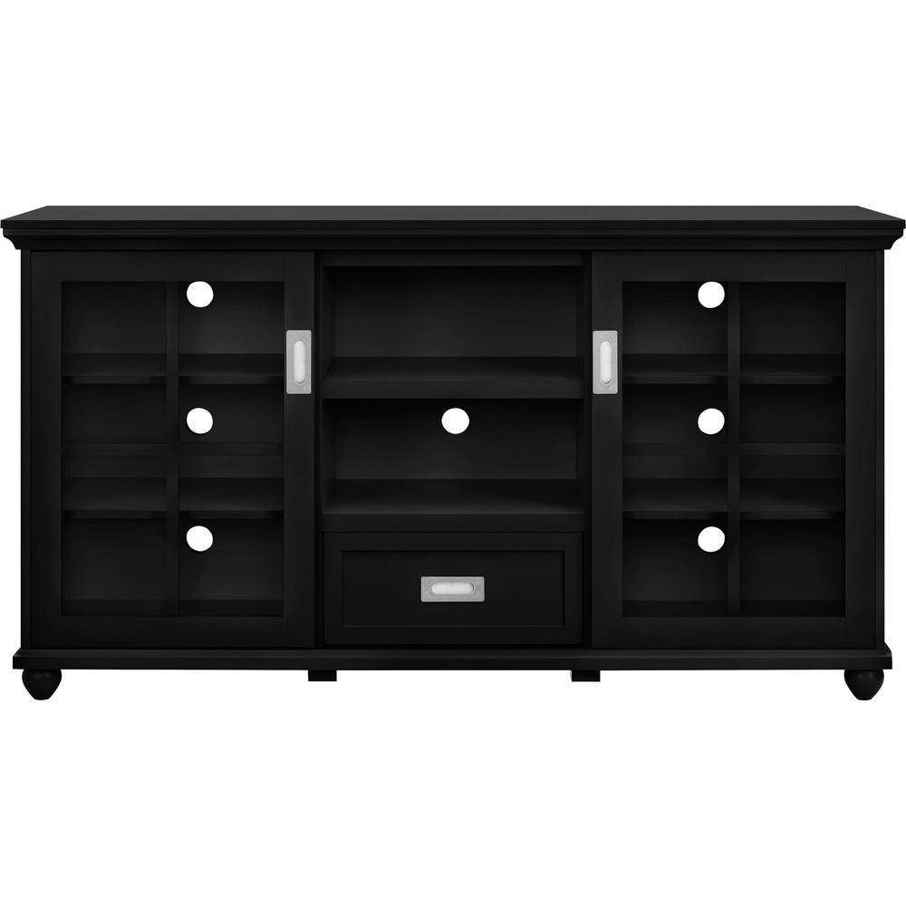 Altra Furniture The Home Depot Aaron Black Storage Entertainment Center