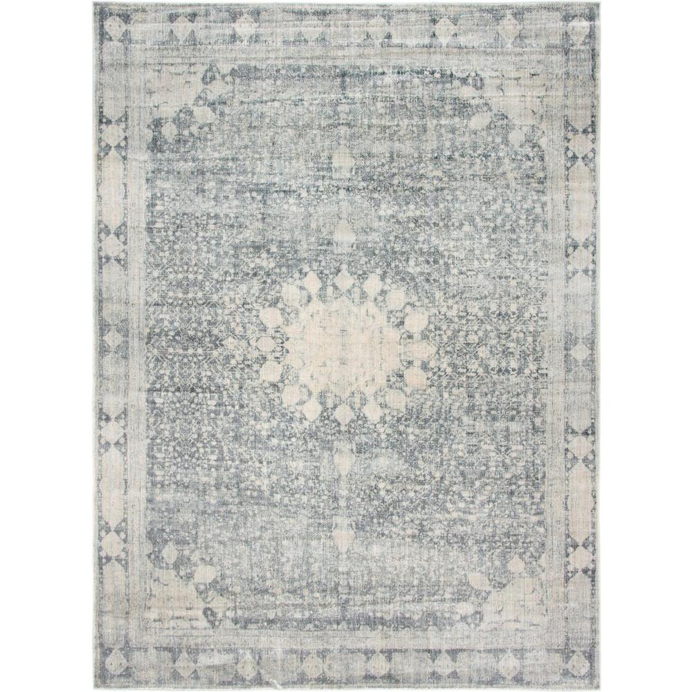Unique Loom Asheville Rockwell Gray 8 0 X 10 Area Rug