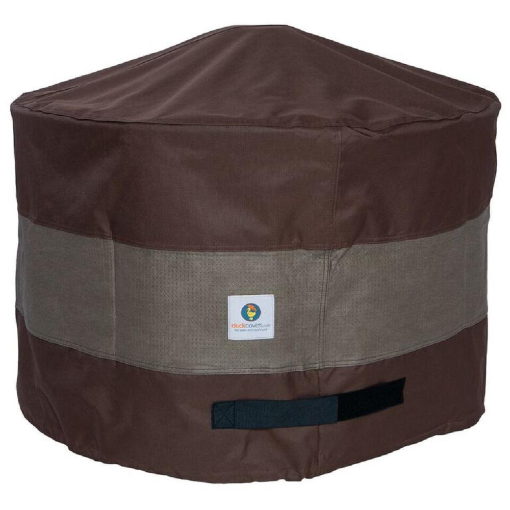 Duck Covers Ultimate 36 In Round Fire Pit Cover Ufpr3620 The Home Duck Covers Ultimate 36 In Round Fire Pit Cover