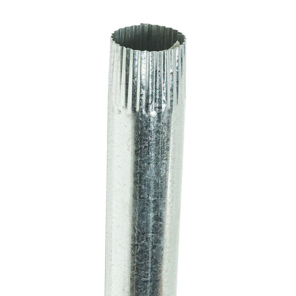 Amerimax Home Products 2 in. White Square Vinyl DownspoutT0583 The