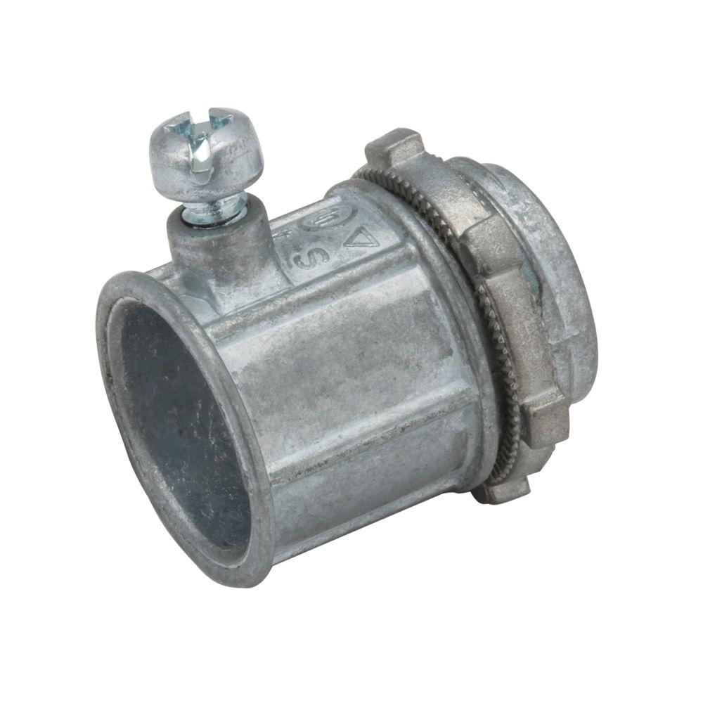 zinc-die-cast-emt-connectors-compression-type-insulated-emt-fittings