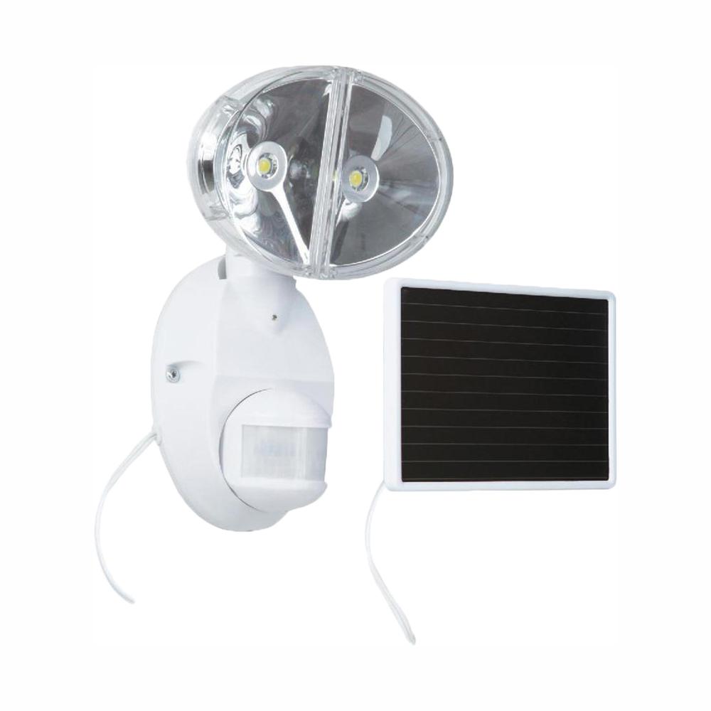 180Degree White Motion Activated Outdoor Integrated LED Solar Flood