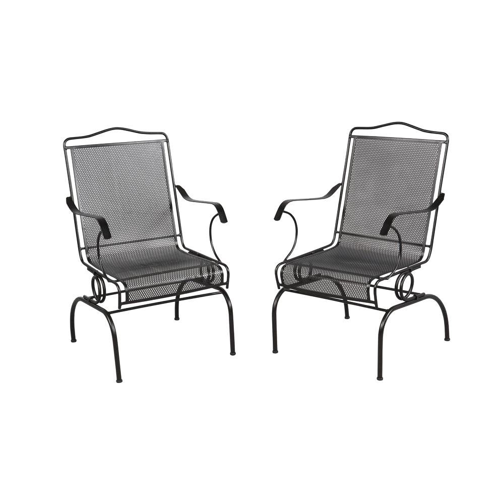 Hampton Bay Jackson Action Patio Chairs 2 Pack