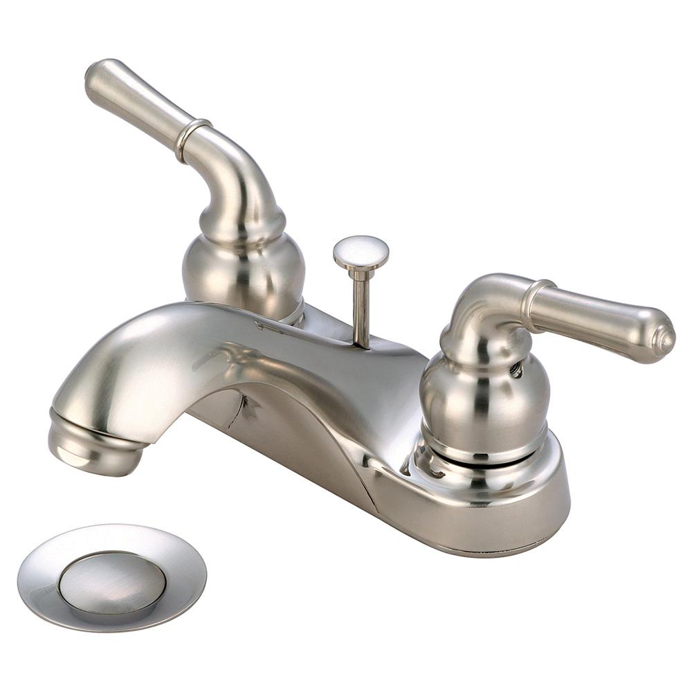 Olympia Faucets Accent 4 in. Centerset 2-Handle Bathroom Faucet in