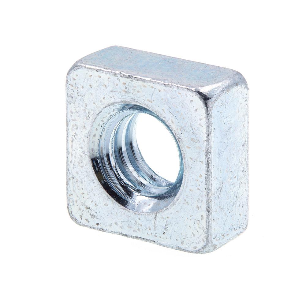 Prime Line 1 4 In 20 Zinc Plated Steel Square Nuts 25 Pack 9192619